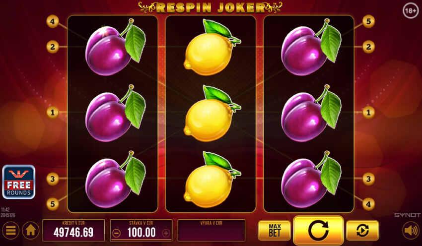 Kliknite, vytvorte si účet v Tipsporte a vyskúšajte automat Respin Joker