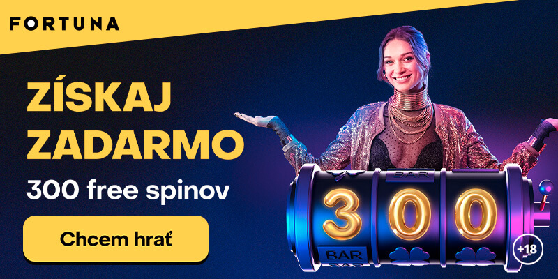 Fortuna 300 free spinov za registráciu