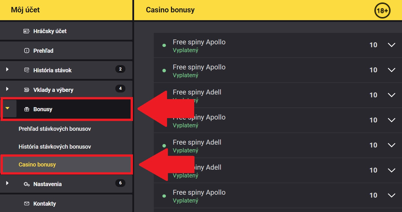 Fortuna casino bonusy v hráčskom účte