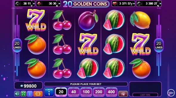 20 Golden Coins v Tipsport