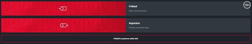 DOXXbet karta prihlásenie