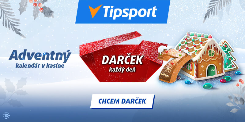 Získajte bonusy z Adventného kalendára Tipsportu