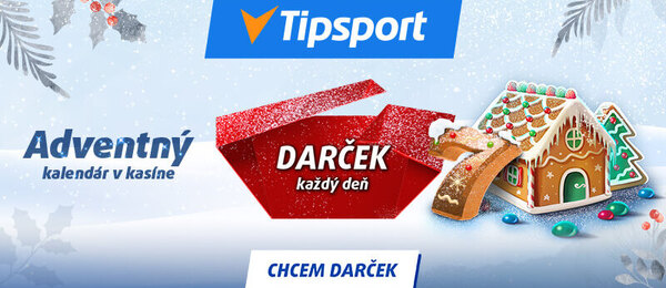 Získajte bonusy z Adventného kalendára Tipsportu