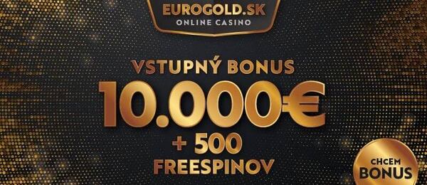 Vstupný bonus Eurogold