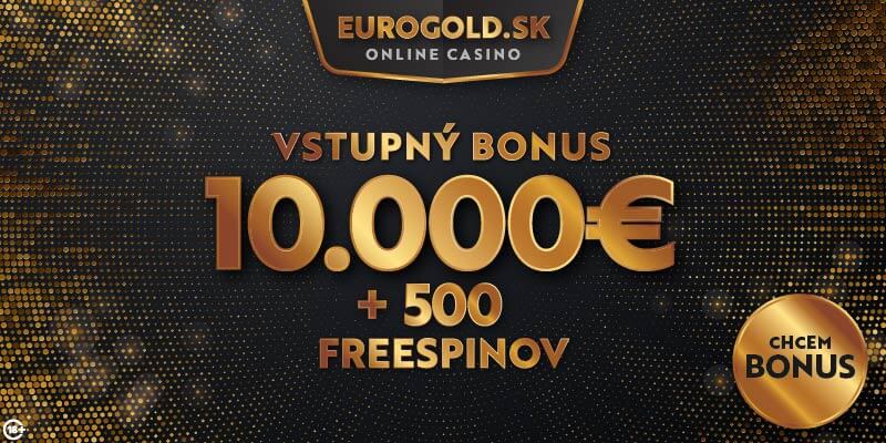 Vstupný bonus Eurogold