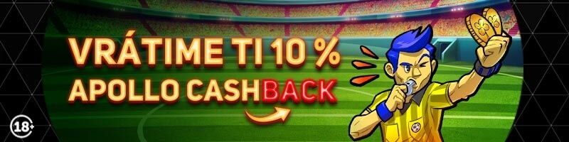 Apollo games cashback v Niké