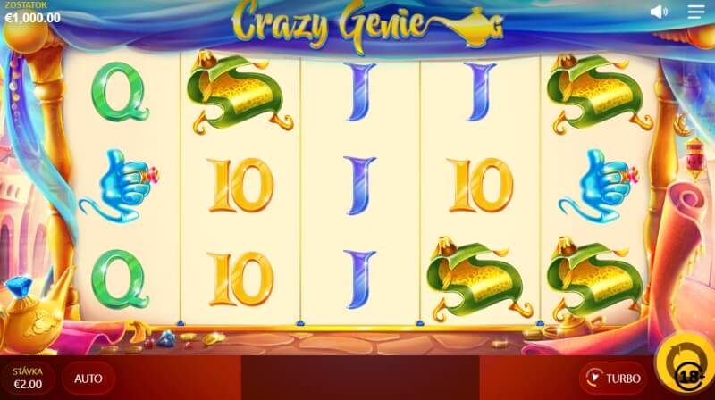 Online automat Crazy Genie