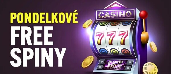 Free spiny a casino bonusy, dnes, v pondelok vás nesklamú