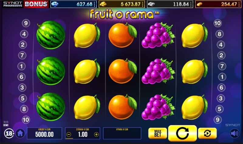 Online automat Fruit O Rama