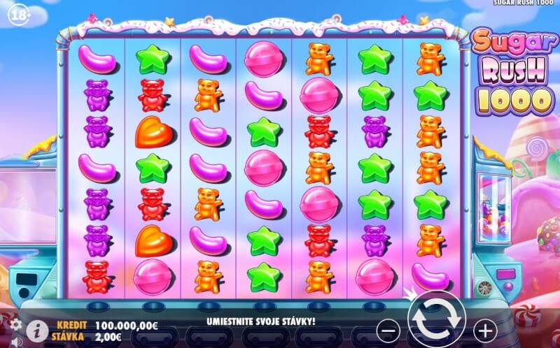 Online automat Sugar Rush od Pragmatic Play