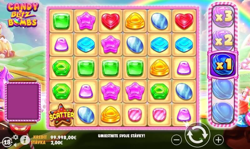 Hrací automat Candy Blitz Bombs