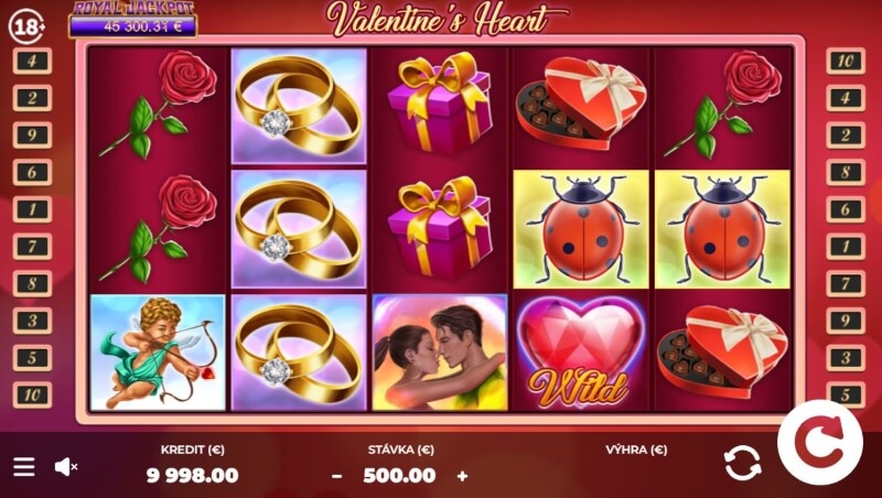 Valentines Hearts automat